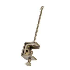 Beam Clamp Single Post 1 Hole Stainless Steel – 10 Per Pack -Small