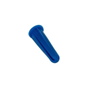 Blue Conical Plug Anchor Plastic #10 #12 X 1. 100 Per Pack