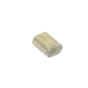 Aluminum Ferrules 1/16 in for Cable Wire – 2mm, 100 Per Pack