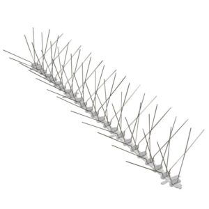 Bird Spikes 7-inch Narrow Base, 100ft Per Pack
