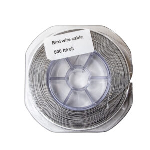 Bird Wire Cable 1 x 7 SS Nylon Coated 500 Feet - 1 each