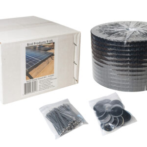 Solar Panel Kit 6 in, 100 Feet Long Stainless Steel Wire PVC Coated Wire 100 J Clips