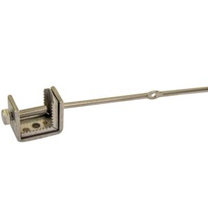 Beam Clamp Single Post 2 Holes Stainless Steel - 10 per bag
