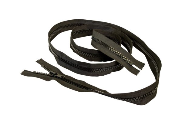 Zipper 4’ Black, Heavy Duty, SQU 00700