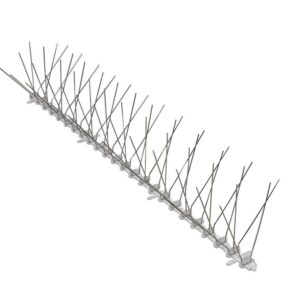 Bird Spikes 5.6-inch Wide Narrow Base 100 ft, SKU 00310